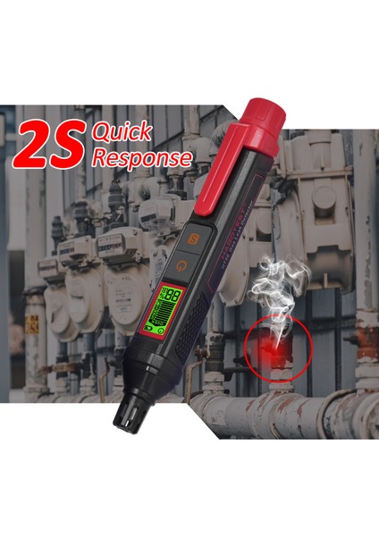 HT56 Yüksek Hasiyetli Gaz Dedektörü - Metan/propan Sesli ve Görsel Alarm (Yurt Dışından)