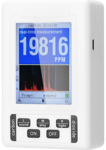 BR-11A Taşınabilir El Tipi Yüksek Hasiyetli Co2 Ölçer (Yurt Dışından)
