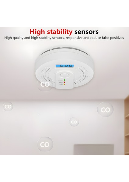 LCD Ekranlı Karbonmonoksit Dedektörü (Yurt Dışından)