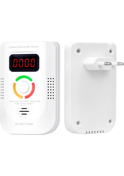 Elektrokimyasal Sensörlü Co Dedektörü - Dijital Ekran ve Ses-Işık Alarmı (Yurt Dışından)