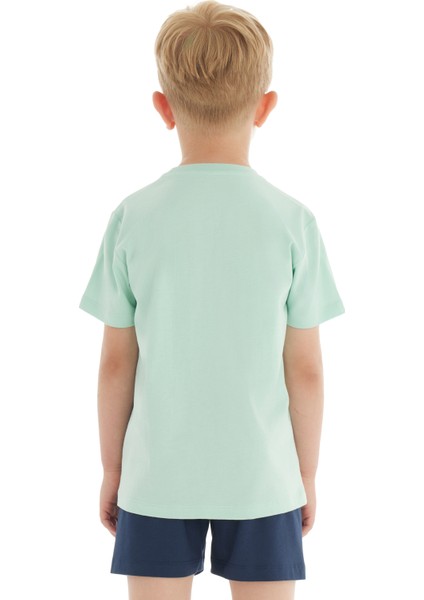 Erkek Çocuk T-Shirt 40750 - Açık Turkuaz fiyatları