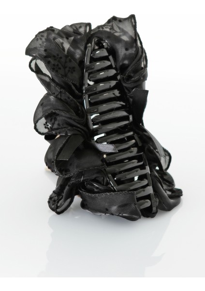 Fiyonk Model Çiçek Desenli Tüllü Şık Mandal Toka fiyatları