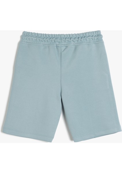 Dikiş Detaylı Beli Lastikli Bermuda Şort fiyatları