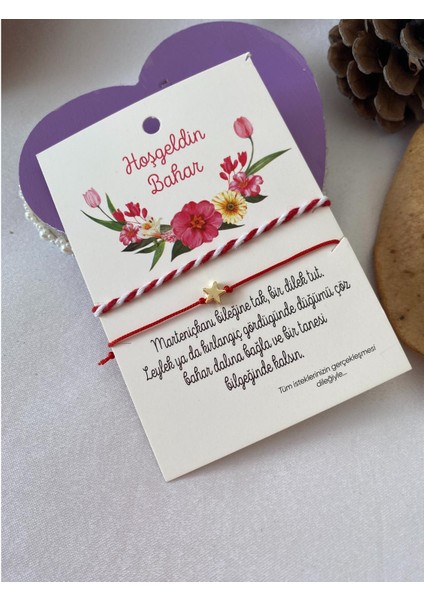 Yıldızlı Marteniçka İkili Dilek Bilekliği