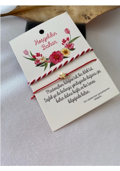 Yıldızlı Marteniçka İkili Dilek Bilekliği fiyatları