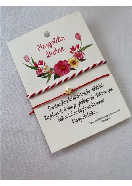 Yıldızlı Marteniçka İkili Dilek Bilekliği modelleri