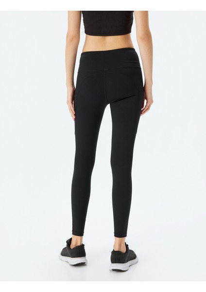 Yüksek Bel Dar Kalıp Cep Detaylı Spor Tayt fırsatları
