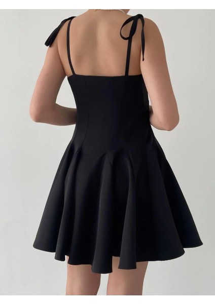 Clara Askılı Mini Elbise