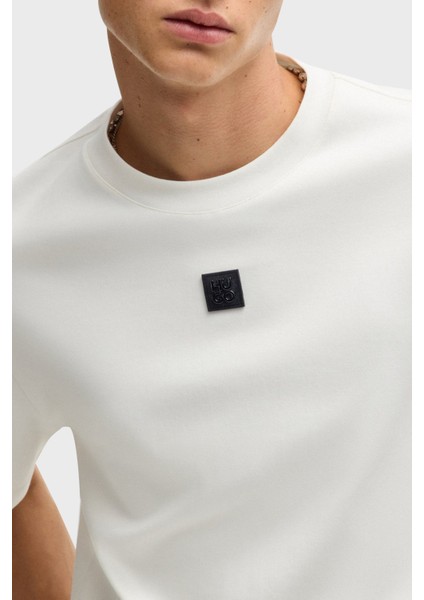 Logolu Bisiklet Yaka Pamuk Regular Fit T Shirt Erkek T Shirt 50505201 102 fırsatları
