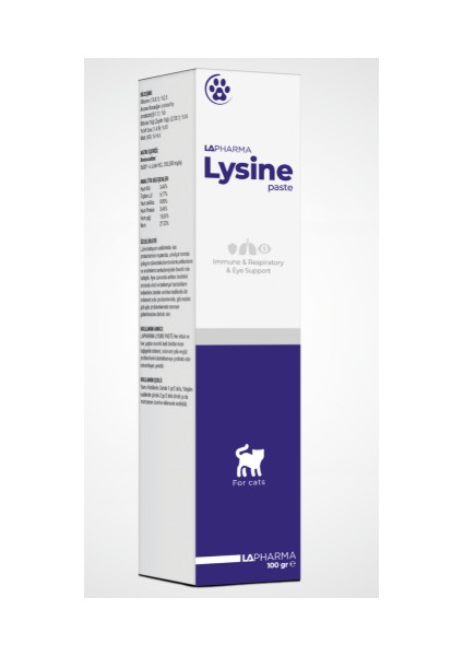 Lysine Lizin Solunum Takviyesi Malt 100 gr