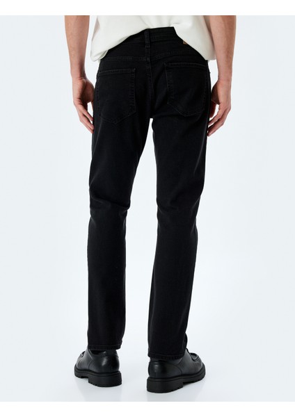 Normal Bel Pamuklu Slim Fit Jean Pantolon - Brad Jean fırsatları