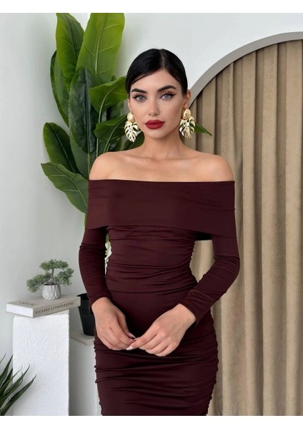 Dakota Drapeli Elbise