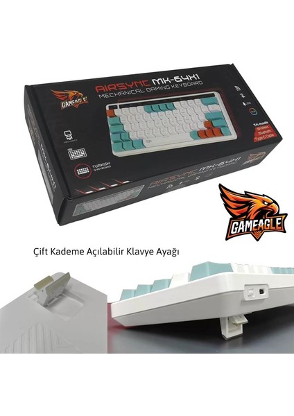 Airsync Mekanik Kablosuz Rgb Işıklı Gamer Klavye modelleri