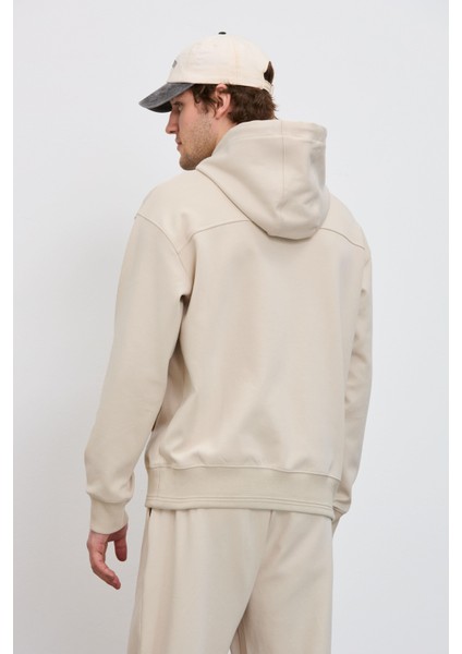 Kanguru Cepli Kapüşonlu Teknik Sweatshirt