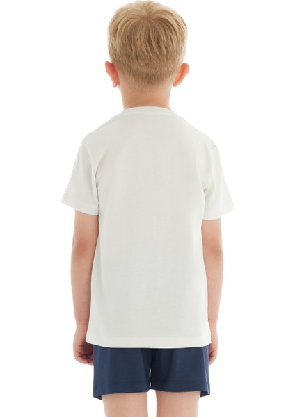 Erkek Çocuk T-Shirt 40750 - Krem fiyatları