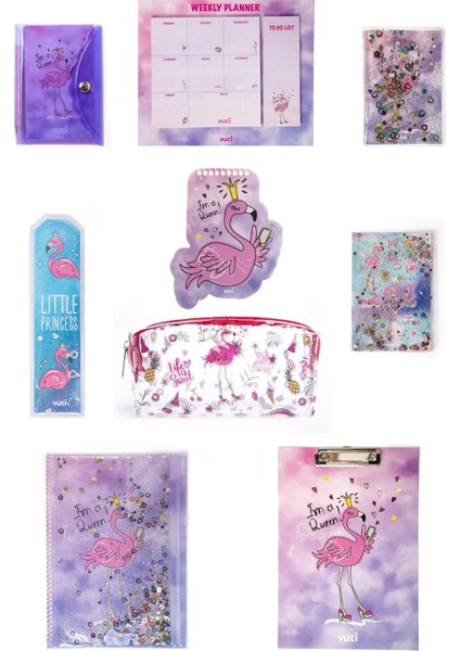 Flamingo Kırtasiye Seti 9'lu