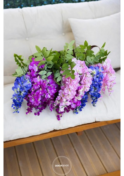 Yapay Akasya Sarkıt Mavi 105 cm modelleri