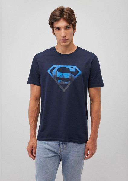 Superman Baskılı Lacivert Tişört 0611665-70490 modelleri