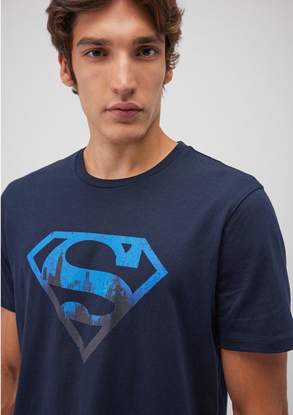 Superman Baskılı Lacivert Tişört 0611665-70490 indirimleri