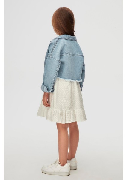 Kız Çocuk Crop Ceket 38707