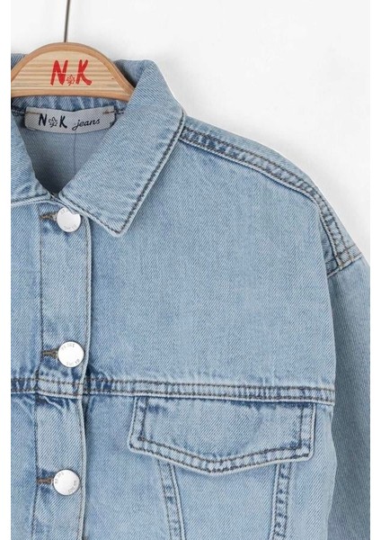 Kız Çocuk Crop Ceket 38707