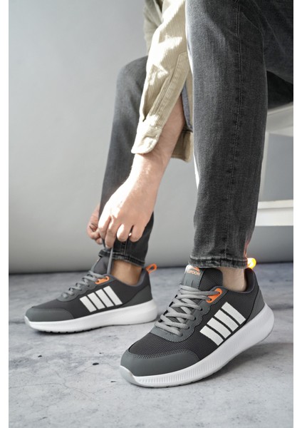 Kens Garantili Erkek Ortopedik Günlük Bağcıklı Yürüyüş Koşu Sneaker Spor Ayakkabı