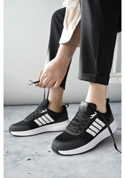 Kens Garantili Erkek Ortopedik Günlük Bağcıklı Yürüyüş Koşu Sneaker Spor Ayakkabı