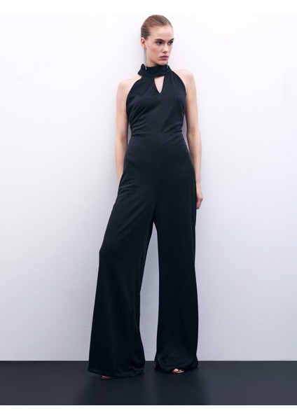 Kolsuz Parlak Tulum - Siyah fiyatları