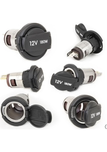 Çakmak Soketi Kapaklı 12V 180W