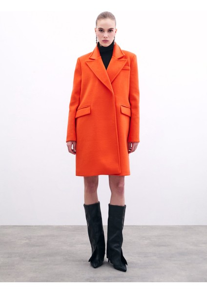 Cepli Kaşe Kaban - Oranj