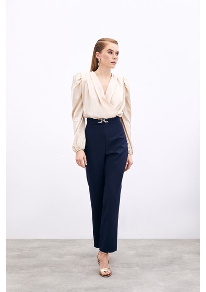 Aksesuar Detaylı Pantolon - Lacivert fiyatları