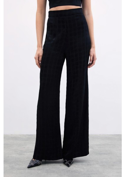 Bol Paça Pantolon - Siyah indirimleri