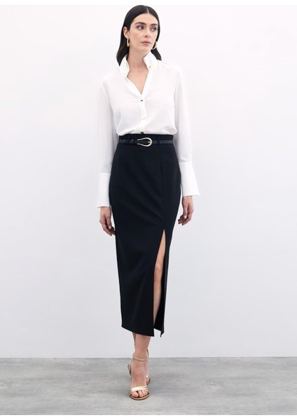 Çıt Çıt Detaylı Gömlek - Ekru indirimleri