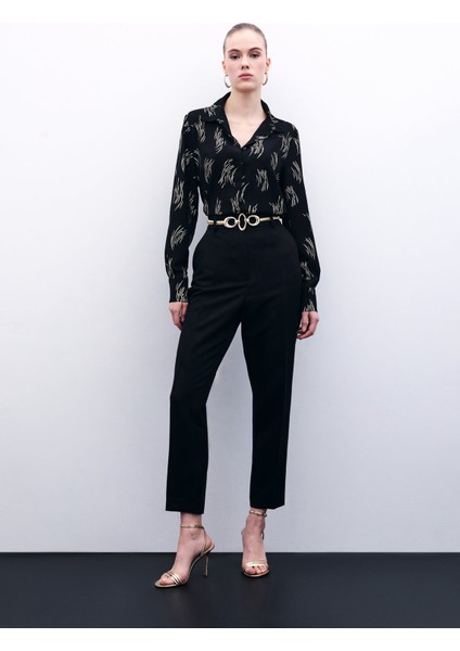 Cepli Düz Pantolon - Siyah fiyatları