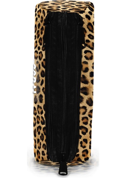 Kahverengi Leopar Desenli Üç Bölmeli Kalem Çantası 11181 fiyatları
