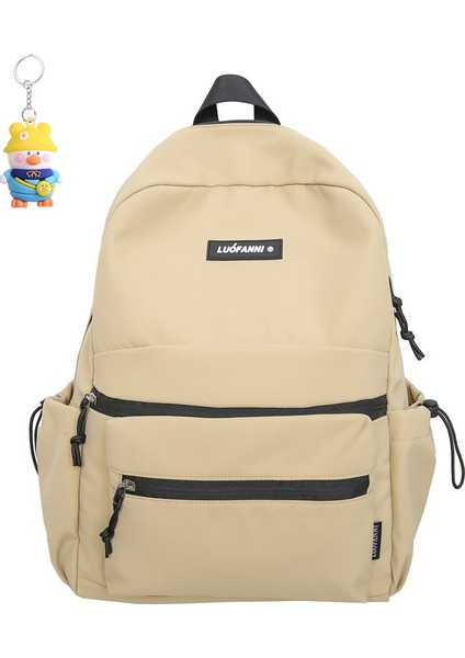 Basit Rahat Açık Hava Spor Sırt Çantası Büyük Kapasiteli Hafif ve Çok Yönlü Öğrenci Okul Çantası Moda Işe Gidip Gelme Bilgisayar Sırt Çantası (Yurt Dışından)