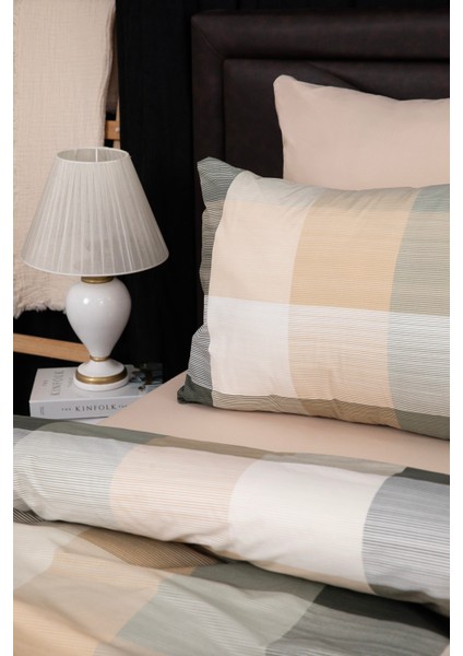 Nevora Premium %100 Pamuk Çift Kişilik Nevresim Takımı - Yeşil modelleri