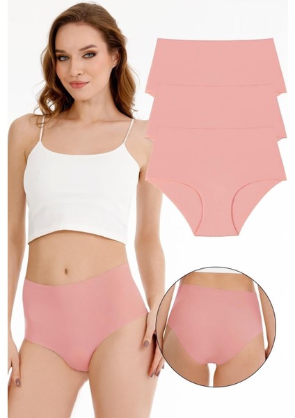 Kadın Pamuklu Yüksek Bel 3 Lü Külot Set