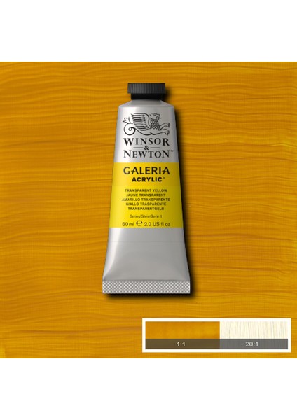 Galeria Akrilik Boya 60ML Transparent Yellow 653