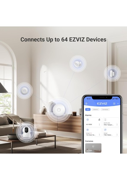 A3-R200 Kablolu ve Wi-Fi Internet Bağlantısını Destekleyen Akıllı Ev Ağ Geçidi