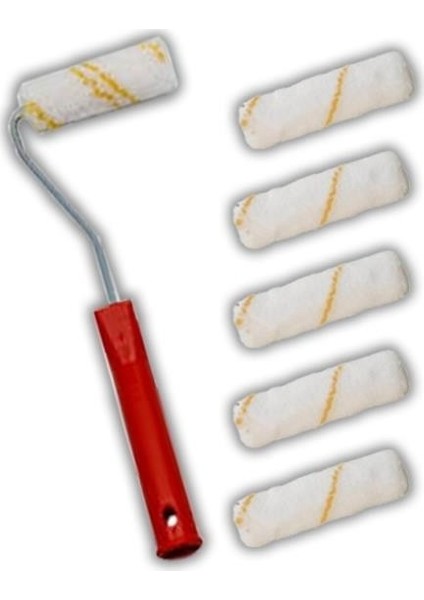 Kalite 10CM Kalorifer Rulosu + 5 Adet Yedek