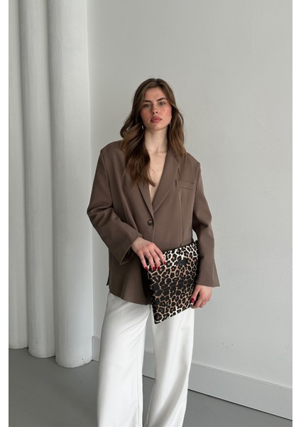 Viral Leopar Portföy Çanta