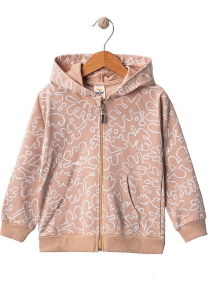 Bej Wwc Yaprak Desenli Erkek Bebek Hırka fiyatları