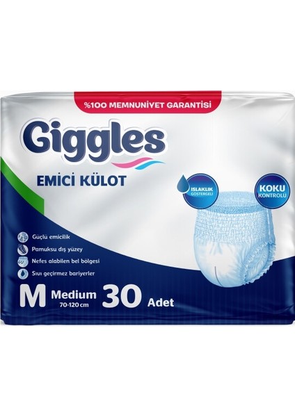 Hasta Bezi Yetişkin Emici Külot M-Orta Medium 120 Adet 4x30 fiyatları
