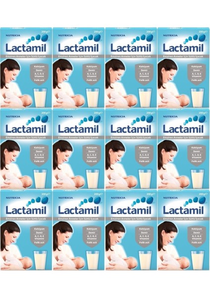 Nutrıcıa Lactamil 200GR (Emziren Anneler Için Sütlü Içeçek) (12 Li Set)