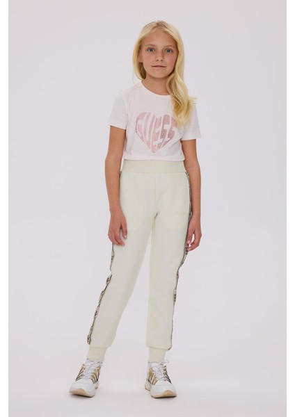Bg Store Kız Çocuk Krem Eşofman Altı