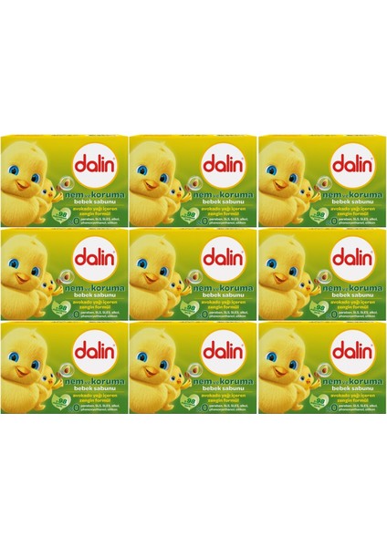 Bebek Sabunu 100GR Avakadolu (9 Lu Set)