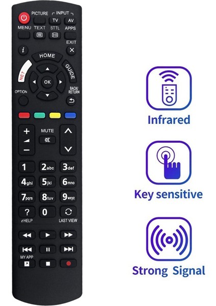 N2QAYB001180 Panasonic LED Tv TX-40GX700E TX-40GX710E TX-50GX700E TX-50GX710E TX-58GX700E TX-58GX710E Için Uzaktan Kumandayı Değiştirin (Yurt Dışından)