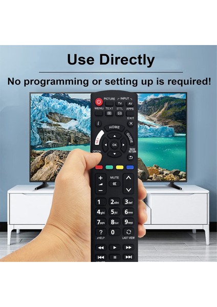 N2QAYB001180 Panasonic LED Tv TX-40GX700E TX-40GX710E TX-50GX700E TX-50GX710E TX-58GX700E TX-58GX710E Için Uzaktan Kumandayı Değiştirin (Yurt Dışından)