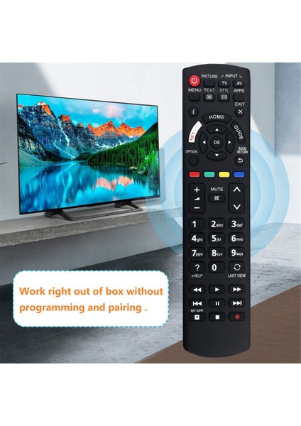 N2QAYB001180 Panasonic LED Tv TX-40GX700E TX-40GX710E TX-50GX700E TX-50GX710E TX-58GX700E TX-58GX710E Için Uzaktan Kumandayı Değiştirin (Yurt Dışından)